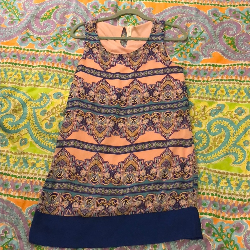 Pink Owl Shift Dress
